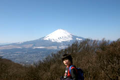 金時山から富士山ビュー